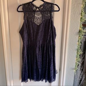 Xhilaration XXL Navy Blue Dress